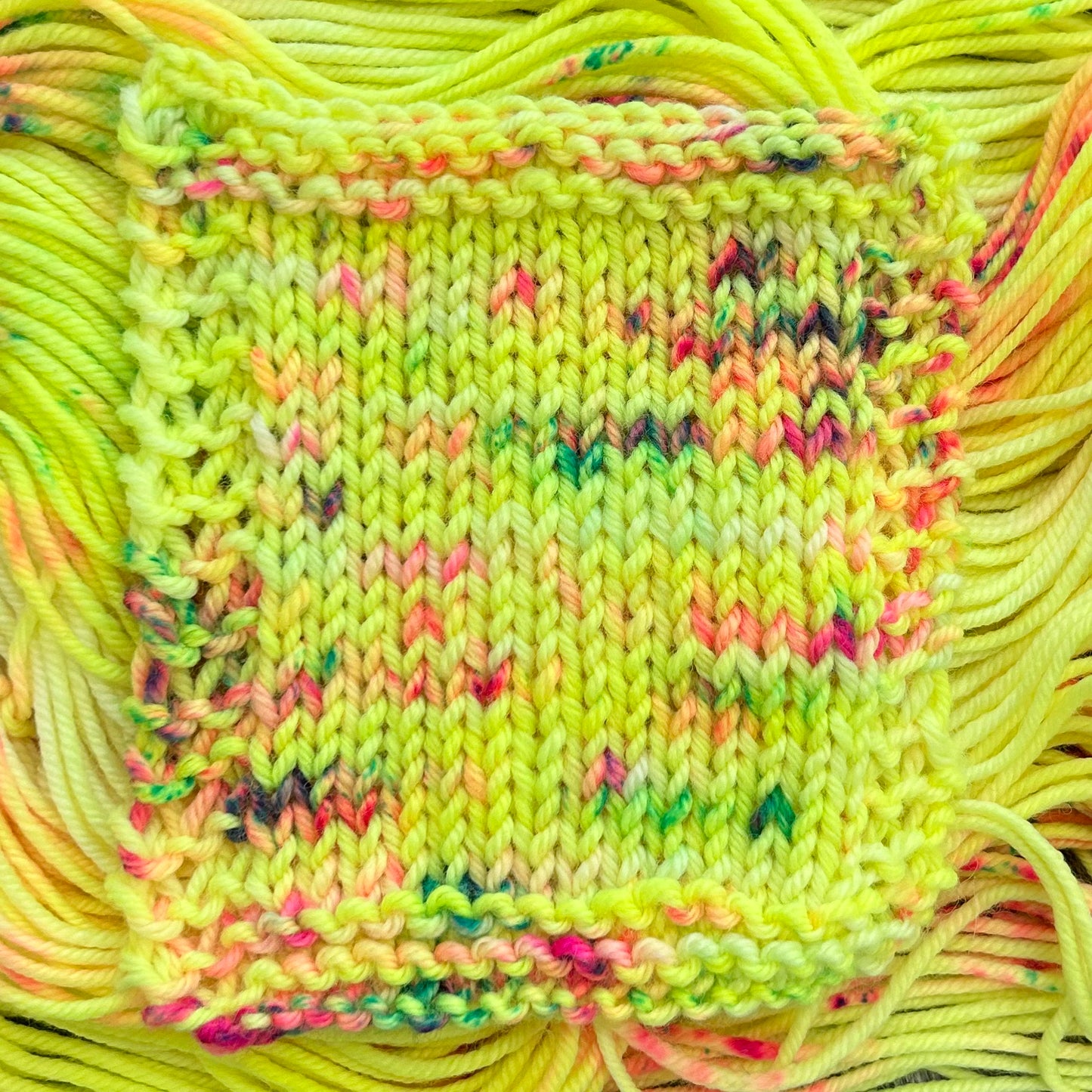 "Sour Lemon" Hand-Dyed Yarn