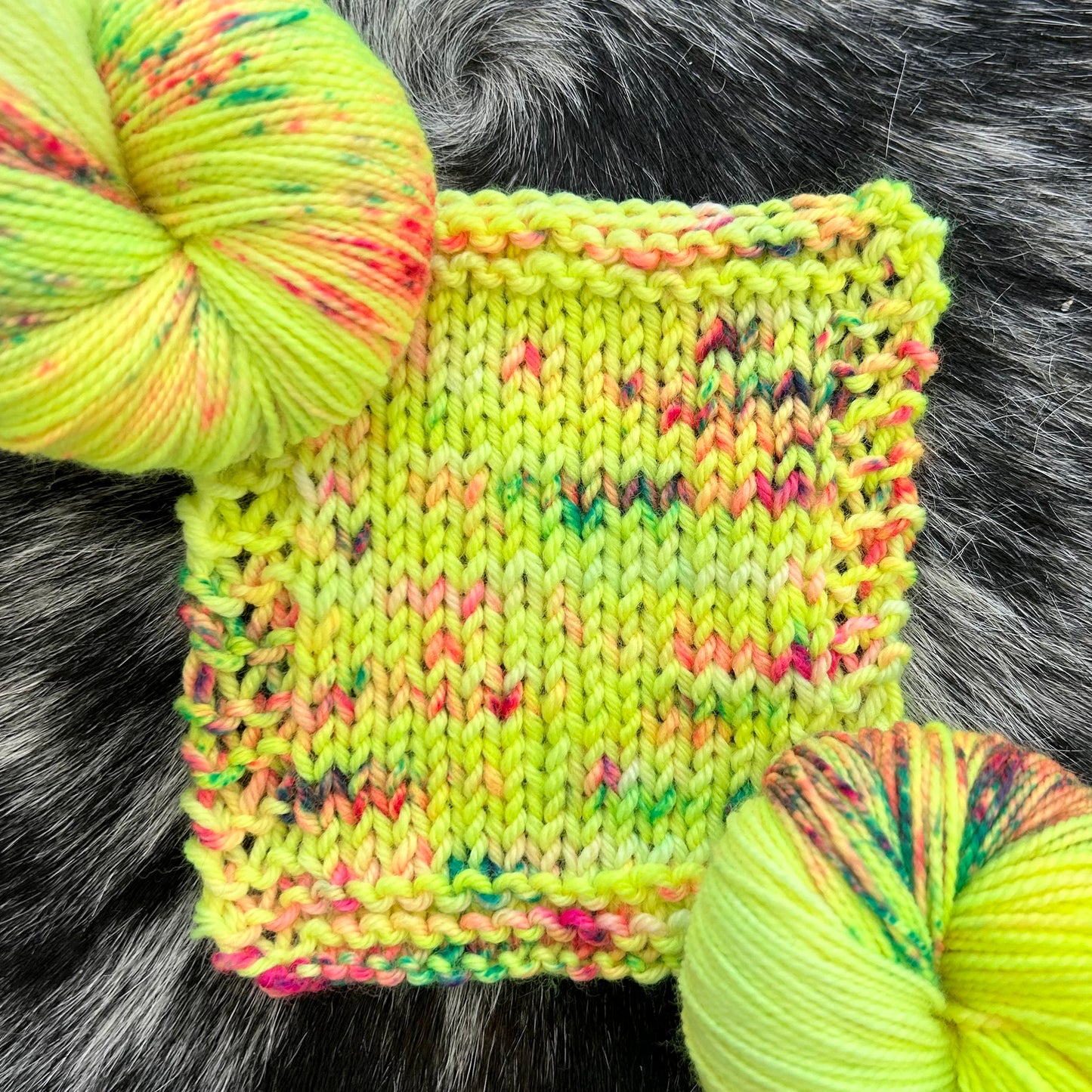 "Sour Lemon" Hand-Dyed Yarn