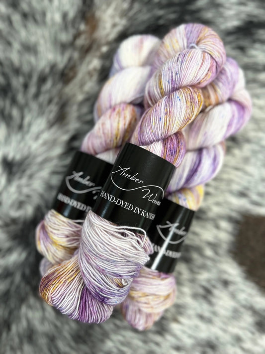 “Butterfly Bush”- Super Single Sock | Hand-Dyed Yarn Amber Waves