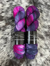 “Moody Magenta” Strong Twist Sock | Hand-Dyed Yarn