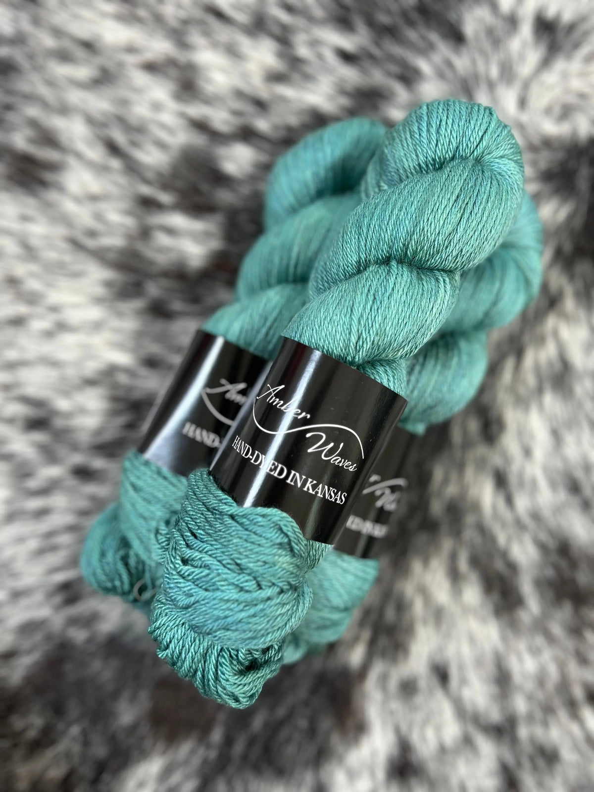 “Forage”- Natural Silk Merino DK | Hand-Dyed Yarn Amber Waves