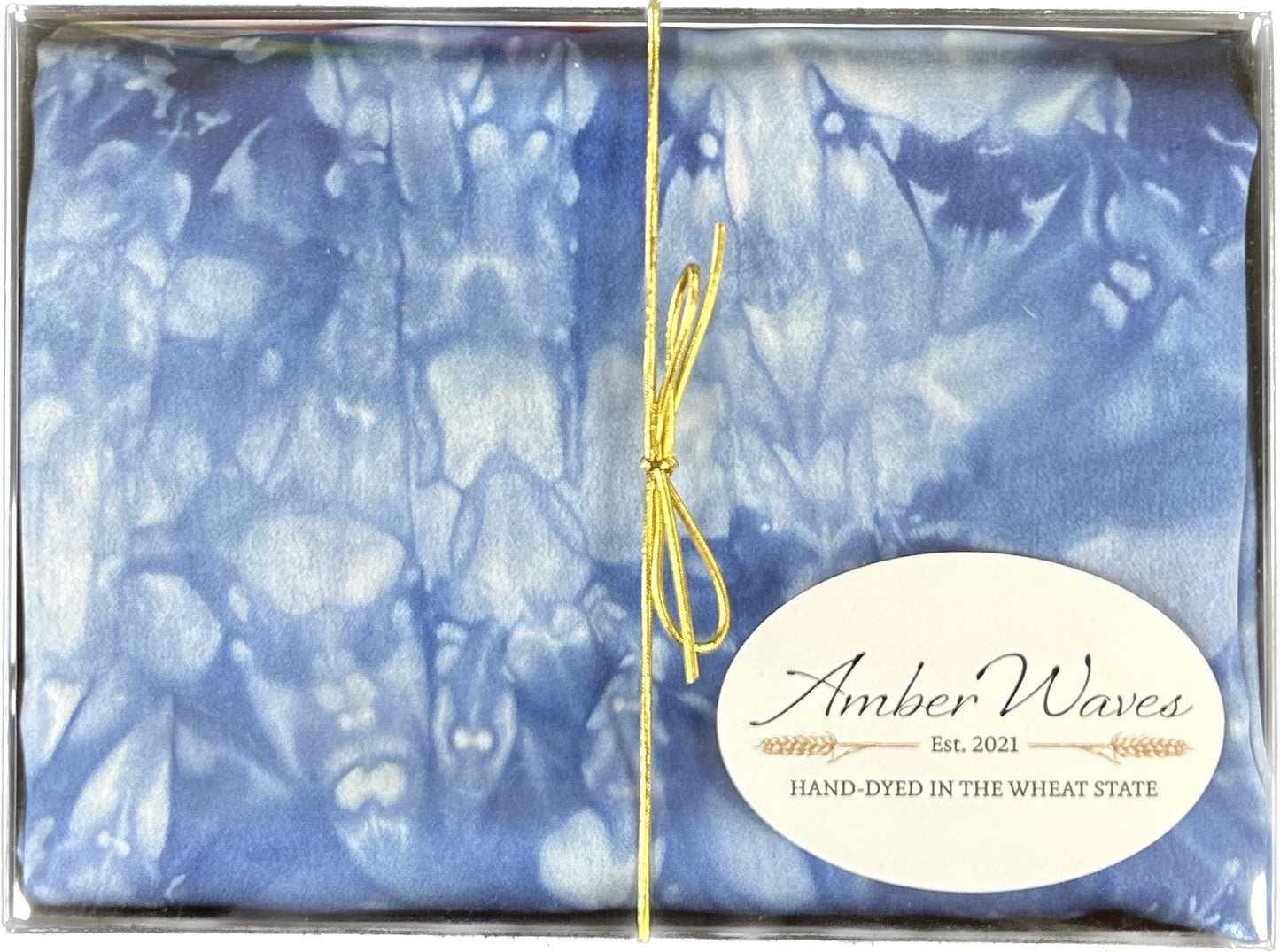 100% Silk Pillowcase- King / Blue Tonal