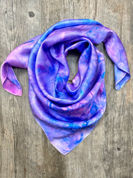 36" Charmeuse Wild Rag- “Cotton Candy”