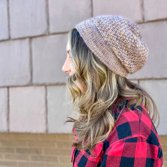 Bluestem Beanie Pattern Amber Waves