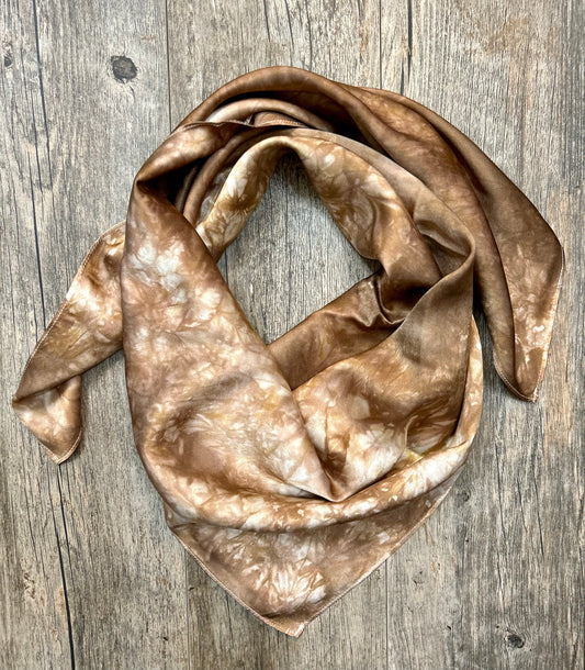36" Charmeuse Wild Rag- “Fawn”