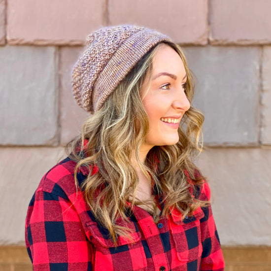 Bluestem Beanie Pattern Amber Waves